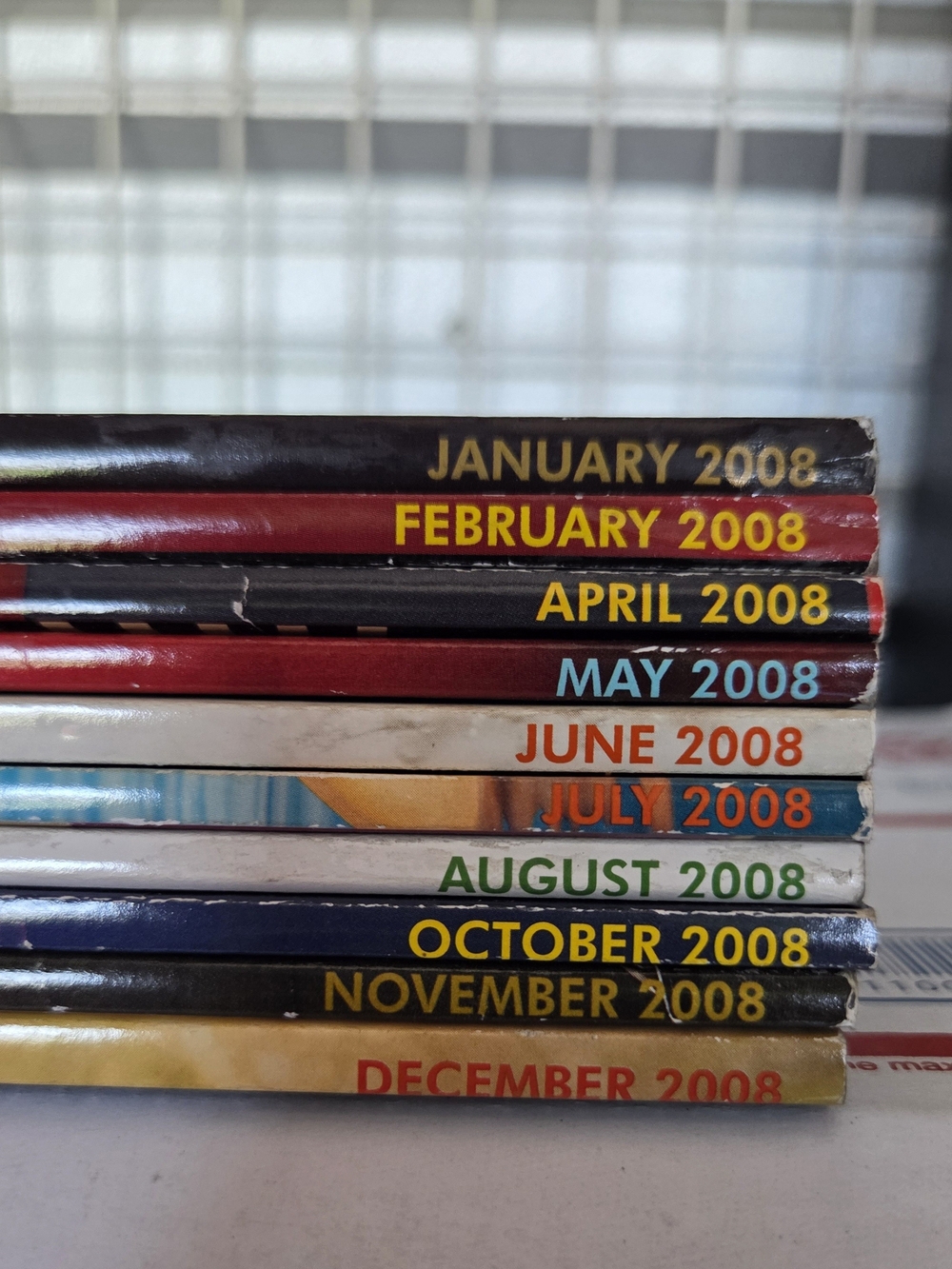 Lot of 10 PLAYBOY Magazines From 2008